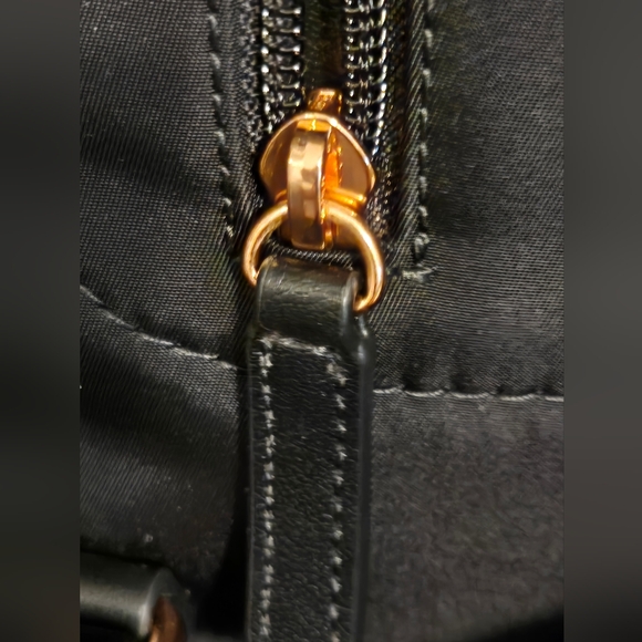 Radley London Pocket Essentials Medium Ziptop Backpack - Black & Rose Gold - Picture 12 of 15